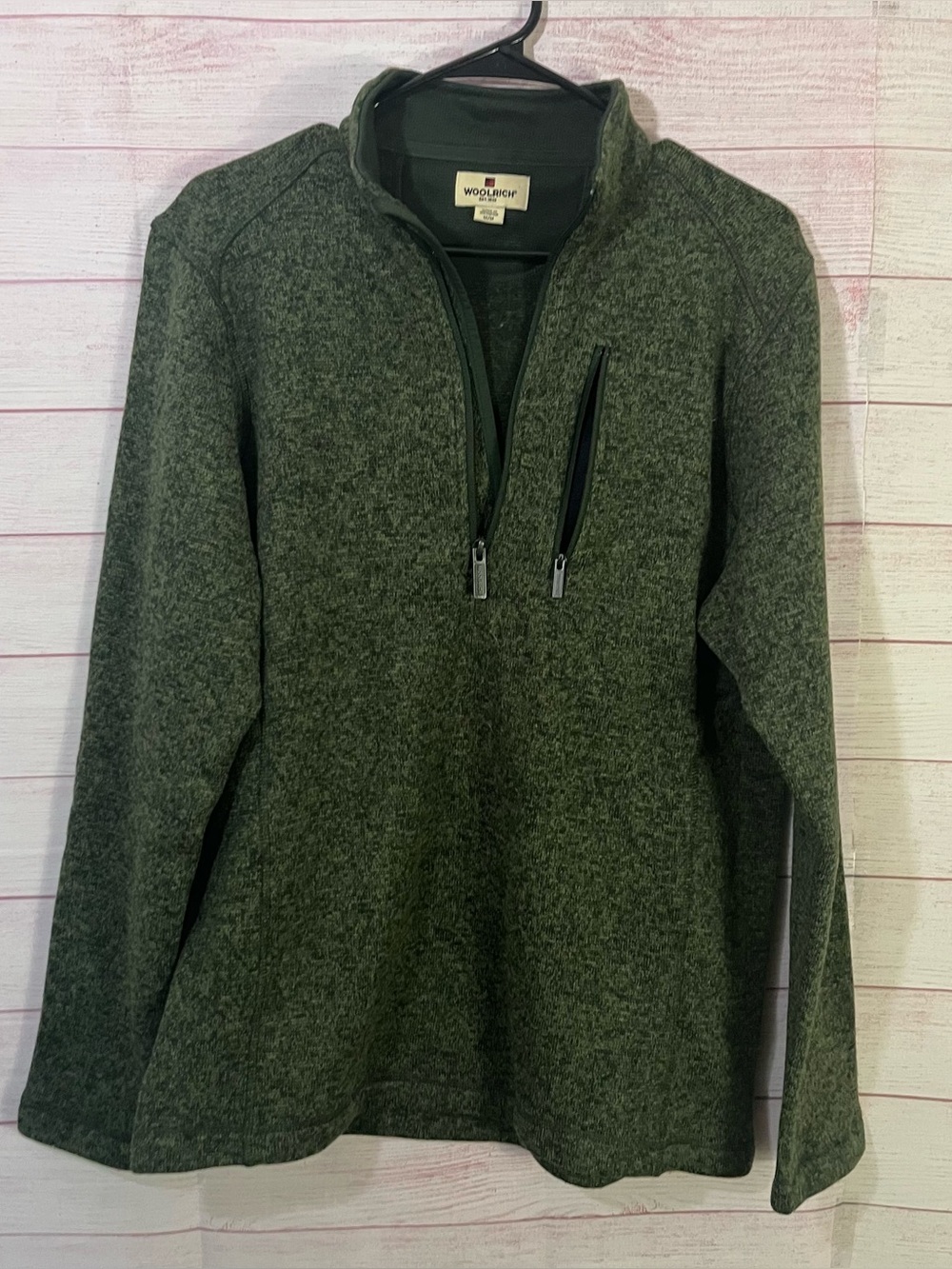 Woolrich‎ 1/4 zip Fleece Pullover Sweater Size Medium